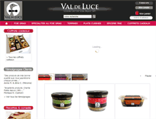 Tablet Screenshot of foiegras-valdeluce.com